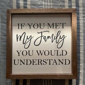 Family 4x4 Wooden Frame